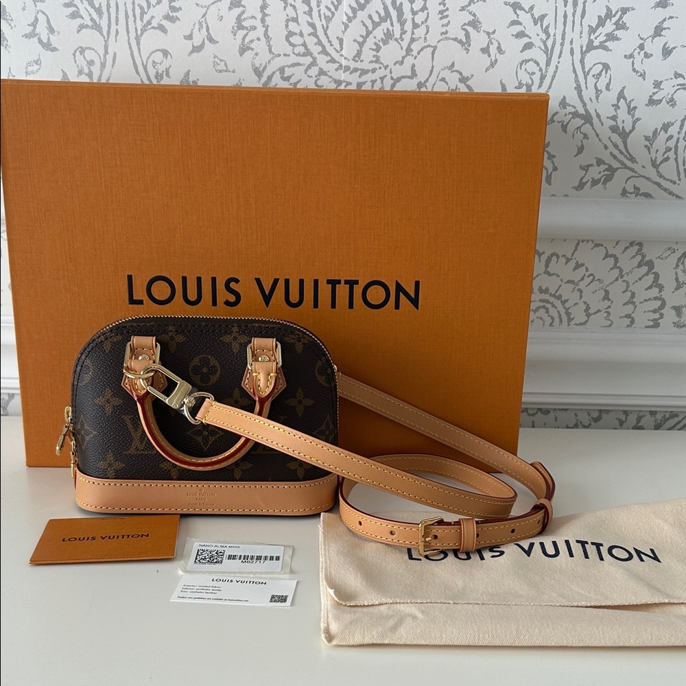 NWT Louis Vuitton Nano Alma